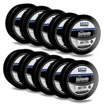 Kit 10 Fita Isolante Preta 19mmx20m Uso Geral Tekbond