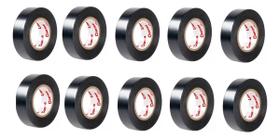 Kit 10 Fita Isolante Profissional Cortag 18mm X 20m Kit 10 Fita Isolante Profissional Cortag 18mm X 20m