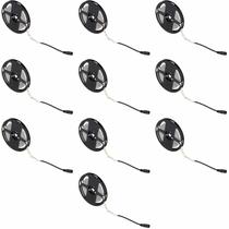 Kit 10 fita led 12v 4,8w/m 300 led smd vermelha 5 metros ip20 uso interno galaxy