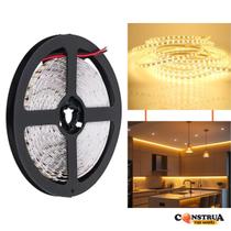 Kit 10 Fita Led Rolo 5 Metros Branco Quente Dupla Face Adesivo Cor Da Luz Branco-quente 3000K
