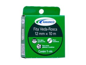 Kit 10 fita veda rosca teflon amanco original 12mm x 10m Kit 10 fita veda rosca teflon amanco original 12mm x 10m