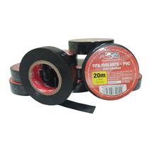 Kit 10 Fitas Adesivas Isolantes 20 Metros 18mm de Largura Borrachas Londrina