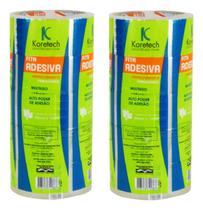 Kit 10 Fitas Adesivas TRANSPARENTE 2215 48mm X 100Mt - KORETECH