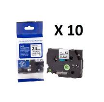 Kit 10 Fitas Compatível Brother Tze-151 Incolor 24Mm Kit 10 Fitas Compatível Brother Tze-151 Incolor 24Mm