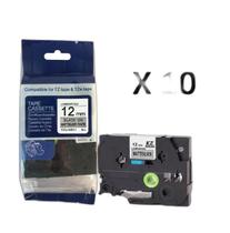 Kit 10 Fitas Compatível Brother Tze-931 Prata 12Mm Kit 10 Fitas Compatível Brother Tze-931 Prata 12Mm