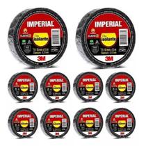 Kit 10 Fitas Isolante Imperial 3M - 10mts