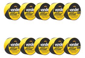 Kit 10 Fitas para Demarcação Adesiva 48mmx30m Zebrada Vonder
