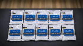 kit 10 Fitas PVC Branca 10mx0,10m