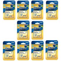 Kit 10 fitas rotulador brother branca 12mm m231 12mm