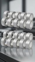 Kit 10 Fitas Silver Tape Reforçada 45mm x 50m Cinza