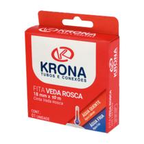 Kit 10 Fitas Veda Rosca 18mm x 10m Krona