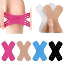 Kit 10 Fitas X. Cinesiológicas Muscular Bandagem Elástica