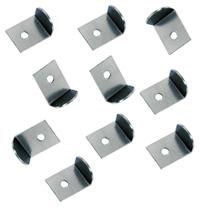 Kit 10 Fixadores Suporte Cantoneira Garra " L " Espelhos e Vidros Kit 10 Fixadores Suporte Cantoneira Garra " L " Espelhos e Vidros