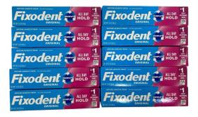 Kit 10 Fixodent Original 100 68g Fixador Dentadura