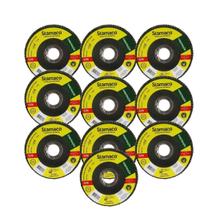 Kit 10 Flap De Disco Para Desbastar E Polir Pedra G36 115mm