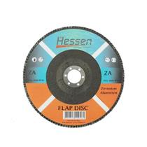 Kit 10 Flap Disc 115mm x 22mm Grana 60 Hessen Zirconado - PREMIUM