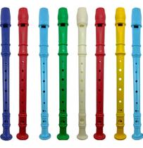 KIT 10 - Flauta Doce Infantil Sortida Brinquedo Festa Prenda - Dubai