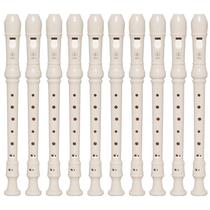 Kit 10 Flautas Doce Soprano Barroca Em C YRS-24B Yamaha