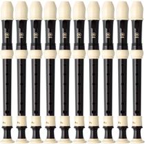 Kit 10 Flautas Doce Soprano Barroca Em C YRS-302BIII Yamaha