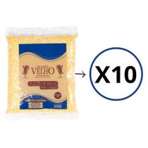 Kit 10 Flocos De Milho Para Cuscuz 100 Natural - Mano Velho 500g