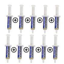 Kit 10 Fluxo de Solda Pastoso Implastec Rma-223 Reflow Reballing 10G Seringa Kit 10 Fluxo de Solda Pastoso Implastec Rma-223 Reflow Reballing 10G Seringa