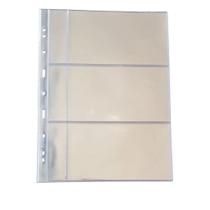 Kit 10 Folhas 3 Cédulas Acetato 32x24cm C/Bolso