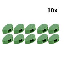 Kit 10 Folhas Clips Adesivos Fixação Parede Suporte Plantas