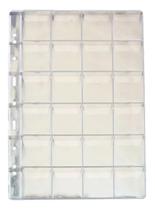 Kit 10 Folhas Para Moedas 24 Divisões 32X24Cm Kit 10 Folhas Para Moedas 24 Divisões 32X24Cm