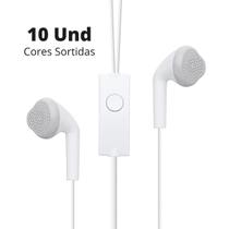 Kit 10 Fone De Ouvido Com Fio E Microfone Som Alto Stereo P2 Kit 10 Fone De Ouvido Com Fio E Microfone Som Alto Stereo P2