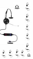 Kit 10 Fones De Ouvido Headsets Htu310 Usb Top Use Voip Empresas