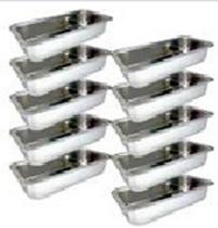 Kit 10 formas de pão grande 31cm ***certificado inmetro***