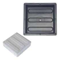 Kit 10 Formas Plástica Direcional Deficiente 20x20x03 Kit 10 Formas Plástica Direcional Deficiente 20x20x03