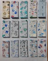 Kit 10 Fraldas Bebê Malha Estampadas 30x32 cm Macias e Absorventes