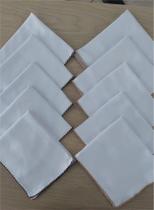 Kit 10 Fraldas de Boca Bebê Malha Dupla Branca com Bico de Picueta 32x32cm