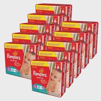 KIT 10 FRALDAS PAMPERS SUPERSEC G/26 = 260un