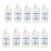 Kit 10 - Frasco De Gel Clinico Para Ultrassons De Imagem, Ecógrafos, Dopplers, Desfibriladores, Tens e Fes De 100 ml