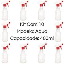 Kit 10 Frasco Pet Borrifador com Válvula Gatilho Spray Colorido Pulverizador Borrifadora 300ml 350ml 400ml 600ml