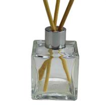 Kit 10 Frascos de Vidro Cubo 50ml Para Aromatizador Difusor de Ambiente Luxo + Varetas