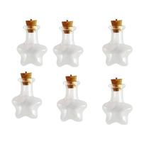 Kit 10 Frascos de Vidro Estrela Decorativos para Casamento e Lembrancinhas Kit 10 Frascos de Vidro Estrela Decorativos para Casamento e Lembrancinhas