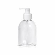 Kit 10 Frascos PET Bojudo 250ml com Válvula Pump para Sabonetes e Cosméticos - Kit 10 Frascos PET Bojudo 250ml com Válvula Pump para Sabonetes e Cosméticos -