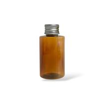Kit 10 Frascos Pet Cilíndrico 60ml Âmbar com Tampa de Alumínio Kit 10 Frascos Pet Cilíndrico 60ml Âmbar com Tampa de Alumínio