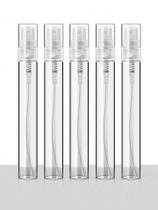 Kit 10 Frascos Vidro Provador Perfume 10ml Spray Transparente