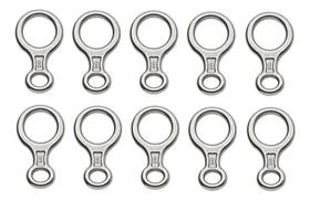 KIT 10 Freio 8 Aço Inoxidável 100kn Rapel DG1000