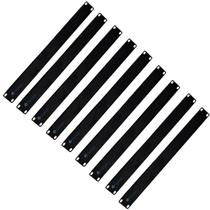 Kit 10 Frente Falsa 1u X 19 Tampa Cega Para Rack Metálico 19 Kit 10 Frente Falsa 1u X 19 Tampa Cega Para Rack Metálico 19