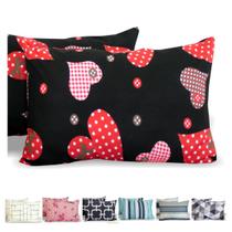 Kit 10 Fronha Avulsa Malha Estampada 100% Algodão Com Zíper Kit 10 Fronha Avulsa Malha Estampada 100% Algodão Com Zíper