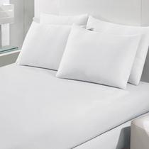 Kit 10 Fronhas 100% Algodão Percal 200 Fios com Bainha ( 5 PARES FRONHAS) Branco
