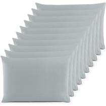 Kit 10 Fronhas ( 5 Pares ) 100% Algodão 200 Fios Em Percal Travesseiro