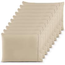 Kit 10 Fronhas ( 5 Pares ) Percal 200 Fios 100 Algodão Ponto Palito