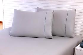 Kit 10 Fronhas 70X50Cm Percal 100% Algodo 300 Fios Ponto