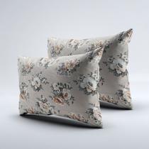 Kit 10 Fronhas Brandemburgo 50cm x 70cm Estampadas 100% Algodão Percal 400 Fios Sortidas e Confo